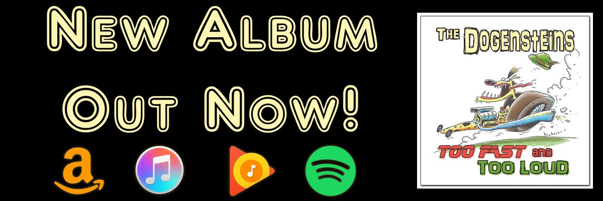 thedogensteins's tweet image. Our new album is available for purchase at thedogensteins.com, and all major streaming providers. Or you can grab a cd at #wurstfest this weekend!