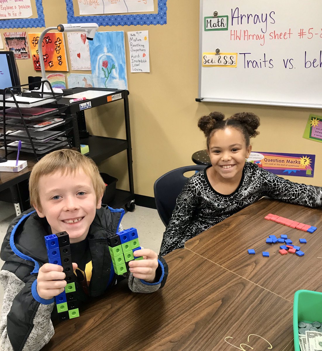 MrsKill3rd's tweet photo. The kids are rocking their very first week of multiplication! #ArrayDay #ThirdGrade #MoraLegacy https://t.co/ZMttKFt7eG