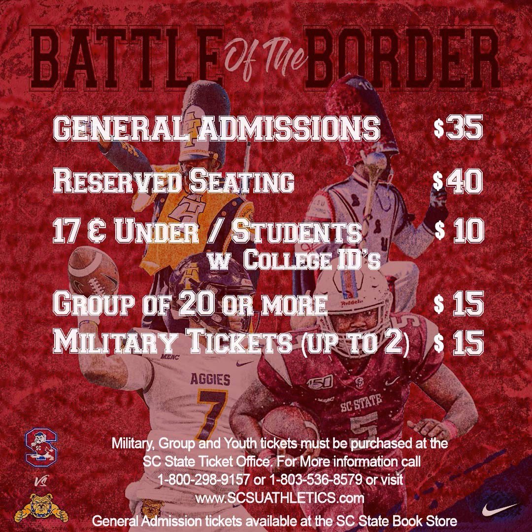We’re calling it “HOMECOMING PART II” — Bulldogs this Saturday, its going down!! Our mighty bulldogs will take on the Aggie’s or North Carolina A&amp;T!! This is a game you don’t want to miss!!! The game will be aired on ESPN3!!! Let’s pack the stands!!! #BeatUsThere