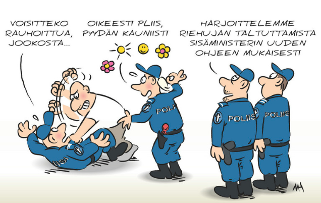 ReijoTossavaine's tweet photo. Tämän päivän punavihreää todellisuutta! 
(Piirros: Hänninen, Helsingin Uutiset) https://t.co/pEX5j5nd56