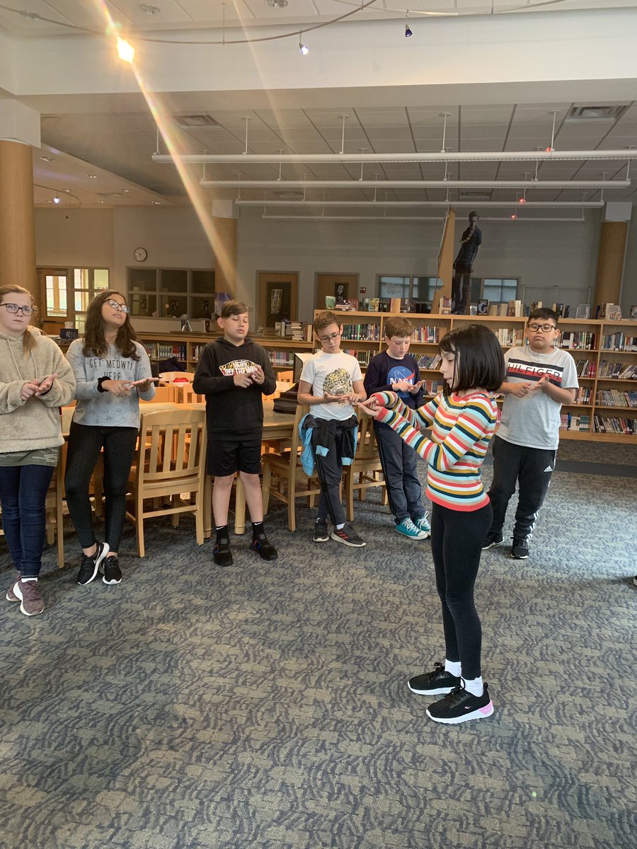HBMS_Library's tweet photo. Today I let some of my 6th grade mindfulness students facilitate our mindful practice. Here they explaining our “Appreciation Circle” and doing some mindful breathing!  #WeAreHB #weareyogaed #yogaed #mindfulness #mindfulpractice #appreciationcircle @hbschools @HamptonBays_MS https://t.co/rc6wABt6dX