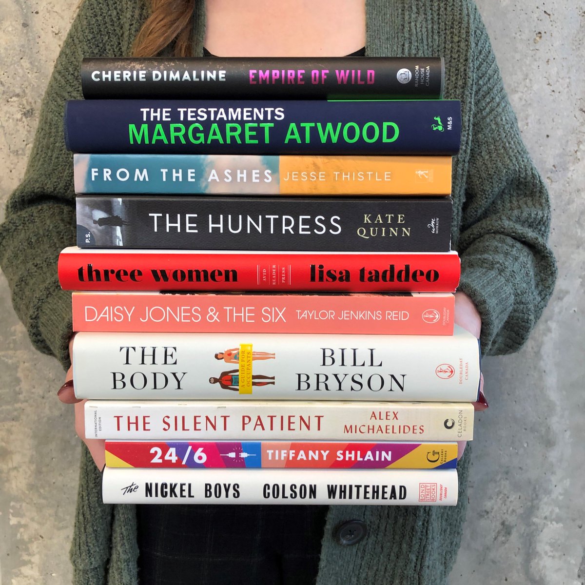 chaptersindigo's tweet photo. We're so excited to be giving away our Top 10 Books of 2019 to 1 lucky winner! To enter, tell us why books make the perfect gift. You must be following @chaptersindigo and use #IndigoGiveaway in your response. Enter before 9pm EST tonight! Full rules: https://t.co/rhuYkjafu0 https://t.co/ukBE8eJuRa
