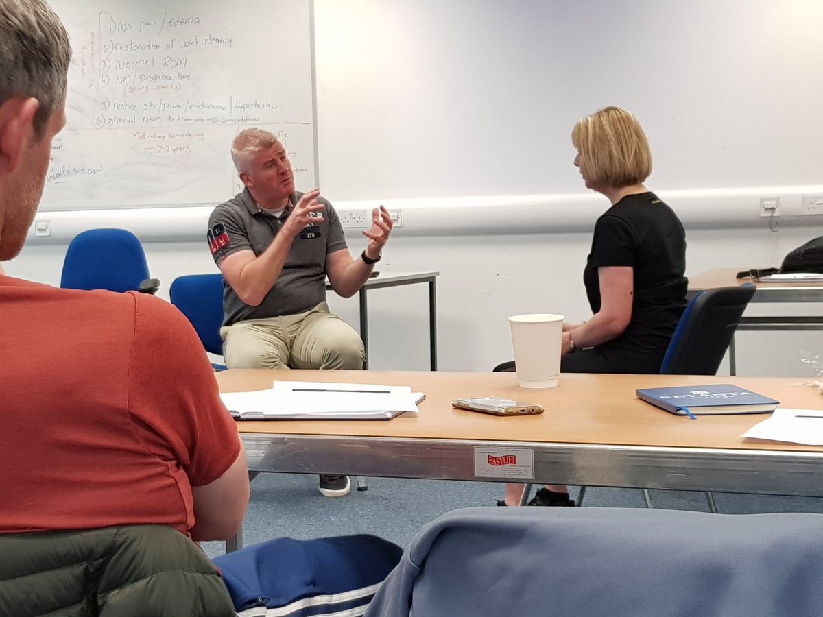 SetantaCollege's tweet photo. A coach can often be put in various challenging situations, which is why as part of our #SetantaPerform workshop week we have included role-plays with @moriartydave71. Excellent performances by the group as they adapted to the (many) curveballs from Dave & reacted accordingly.๐ https://t.co/CZcpzuLtf9