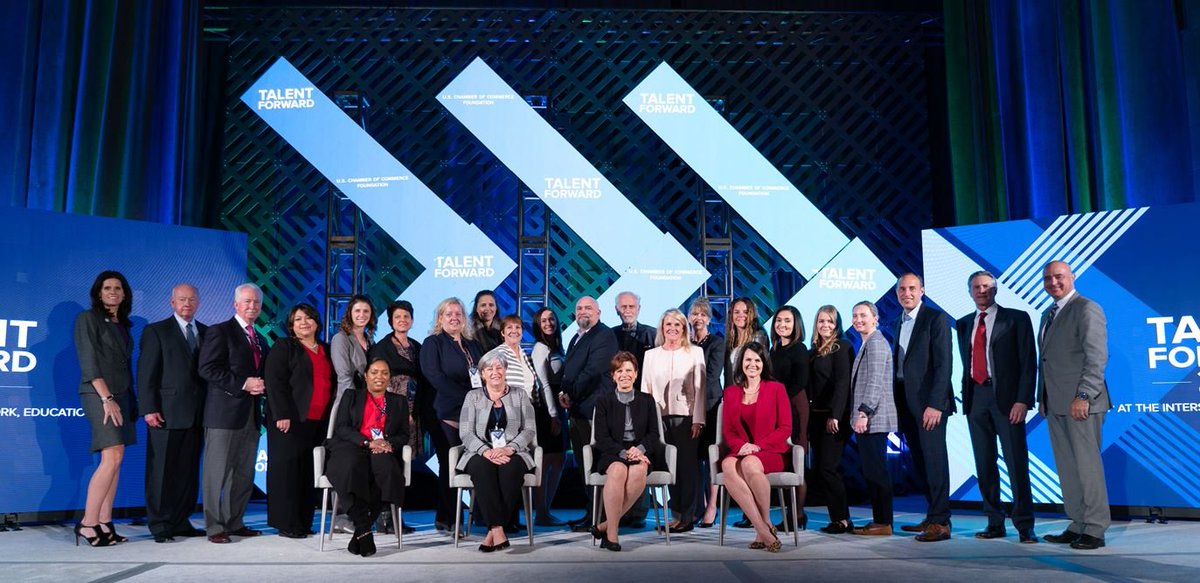 AZRegents's tweet photo. Glad to be part of @phxchamber workforce D.C. Fly In that included the @USCCFoundation #TalentForward19 conference. Bringing together business, educators &amp; policymakers to discuss better ways to connect students to the workforce to advance their opportunities is critical. https://t.co/AkJaBQPEry