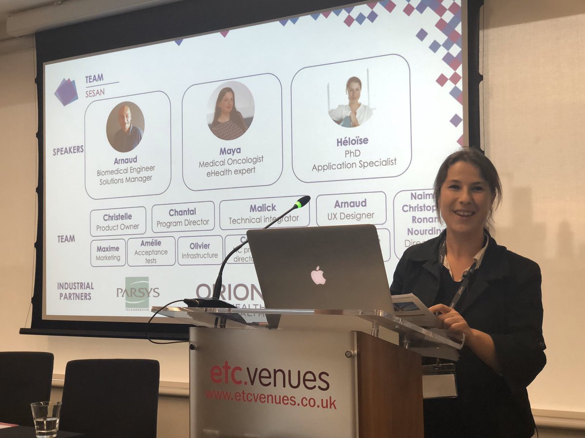 OrionHealthEMEA's tweet photo. The story of how a third party app for clinicians was developed and live within 6 months in Paris utilising data surfaced through APIs with the Orion Health API Manager. True #interoperability in #digitalhealth #OrionCC19 https://t.co/RsvsInxvQh