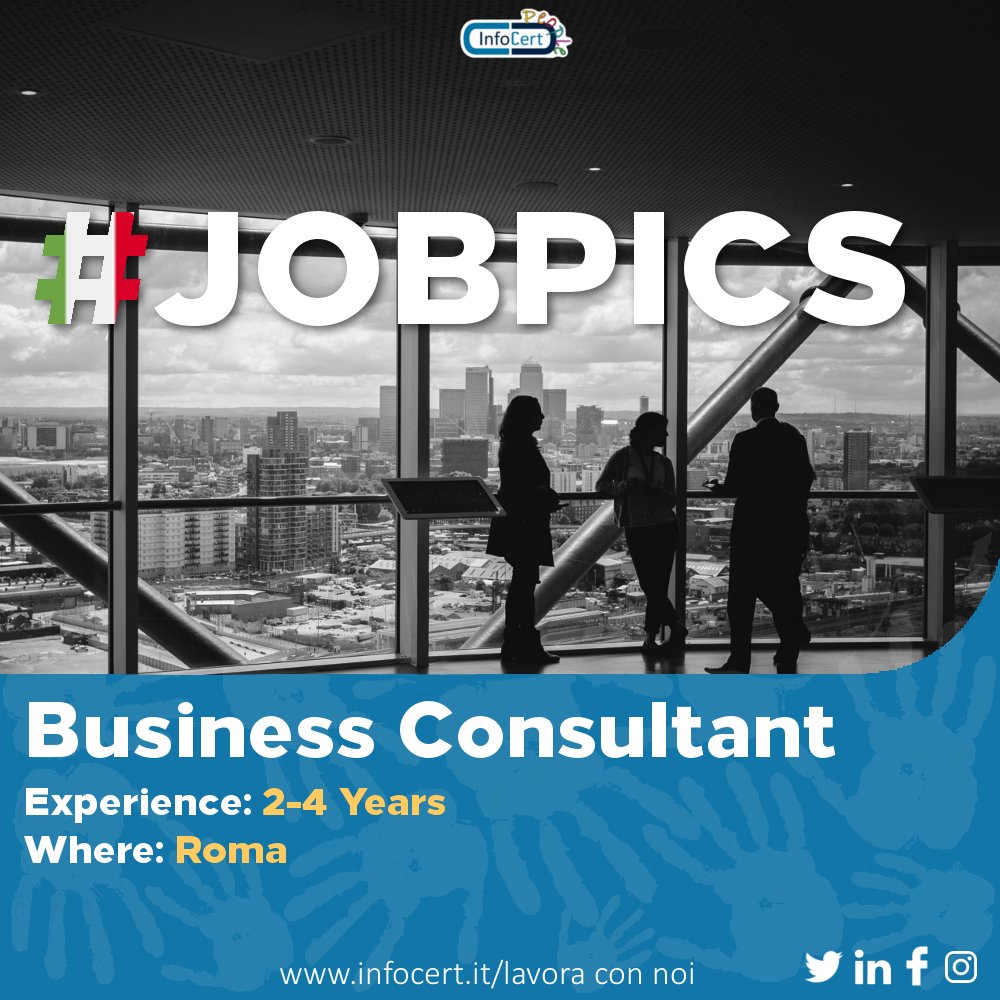 InfoCertSpA's tweet photo. #JobPics #Lavoro #Consultant #Roma #BusinessDevelopment

Candidati qui!! https://t.co/GusTUq8qfw https://t.co/BIsIwttEB8