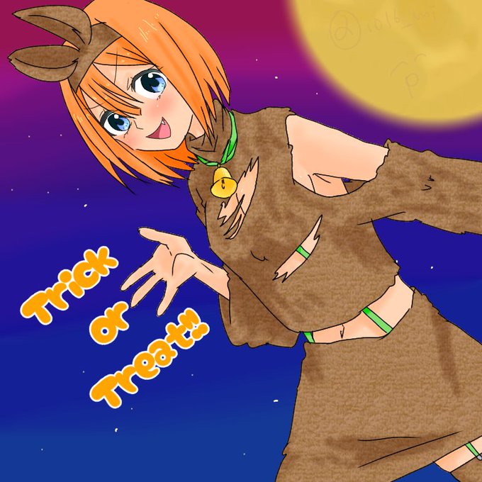 美玲さんがTwitterに投稿した中野四葉(五等分の花嫁)のイラスト。