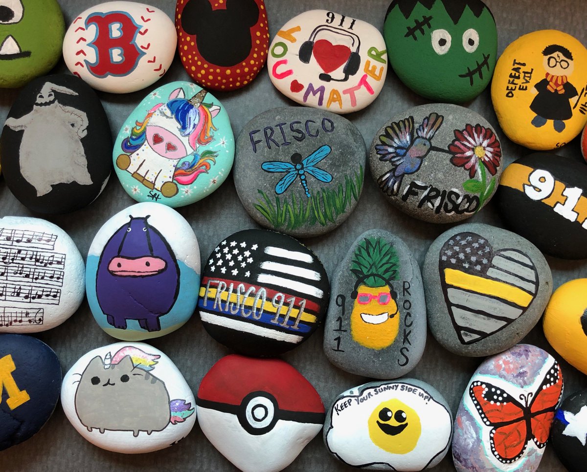 Frisco_911's tweet photo. Coming soon... Locate one of our Frisco 911 Rocks and tag us on social media on Facebook at Frisco 911 or Twitter @ Frisco_911 with a picture of you with the rock and a clue of where you re-hid it within the city.  #Frisco911Rocks https://t.co/flR67DVTTl