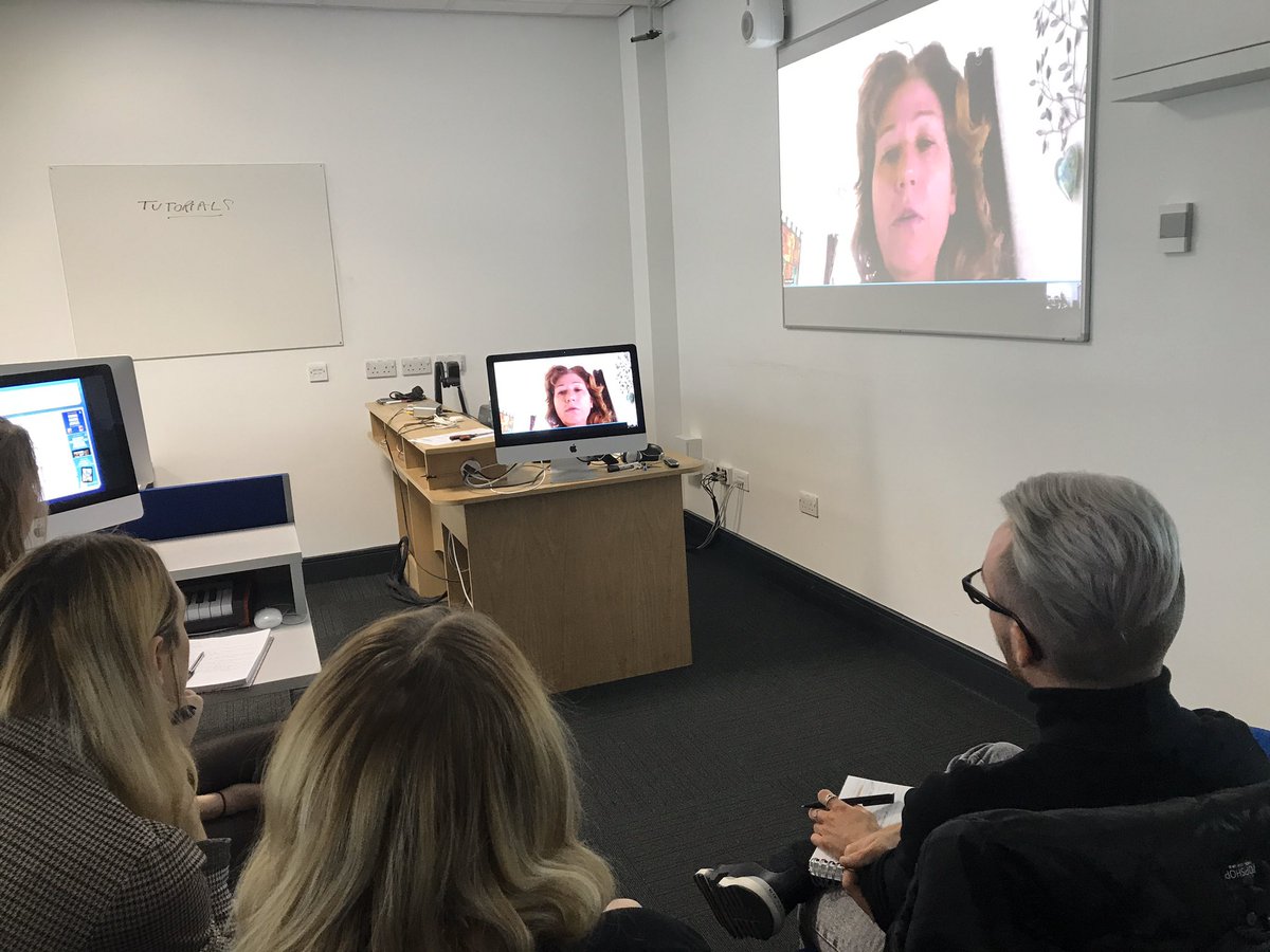 Thanks to magazine expert and academic <a href="/MaryEHogarth/">MaryEHogarth</a> for her excellent lecture via Skype to @DerbyJourno students on the best approach to creating a new magazine and the future of the industry 😀 #journalism #magazines <a href="/DerbyUni/">University of Derby</a>
