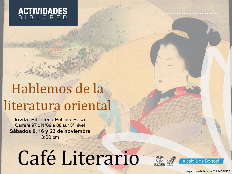 bosacultural's tweet photo. La Biblioteca Pública Bosa nos comparte su programación del mes de noviembre 👇🏻

Más #ActividadesBibloRed Entrada libre 🙂
¡Que Bosa se entere! https://t.co/G0sQf9Xw7O