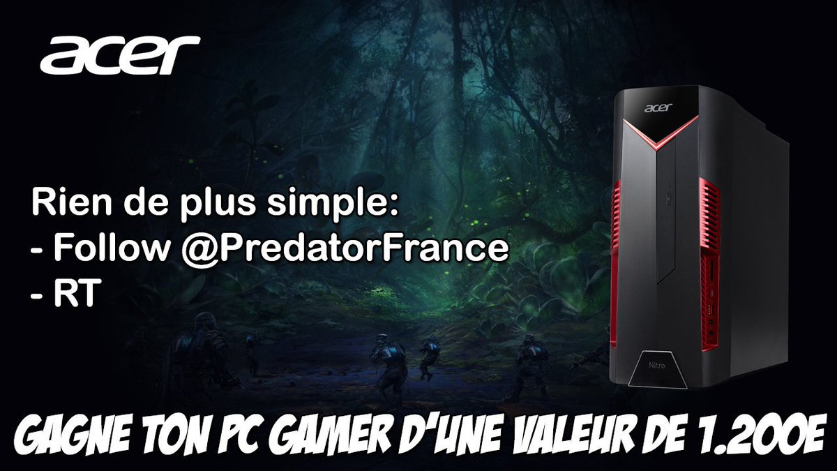 MrBboy45's tweet photo. On commence calmement cette #PGWPredator par un PC Gamer d'une valeur de 1.200€ ça vous chauffe ? 👀

🔥 Pour le gagner rien de plus simple :

- Tu follow @PredatorFrance 
- Tu #RT

Ce n'est que le début 👨🏻

Tirage Lundi 11 Novembre https://t.co/e9UwDOr1hv