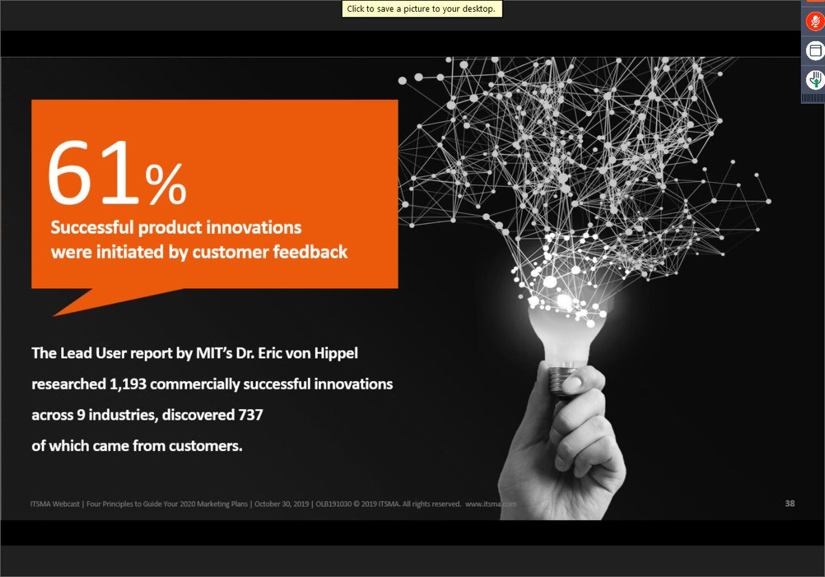 AnnaWhiting3's tweet photo. How are you gathering customer feedback on your solutions? #itsma19 @julieitsma @donnathach https://t.co/ixZYN7VV7m