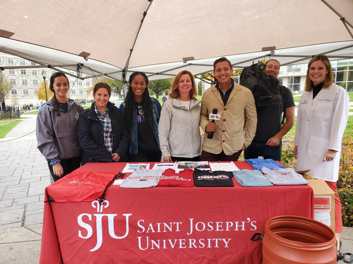 CStallkamp's tweet image. Thanks @NBCPhiladelphia and @MiguelMValle for helping us get the word out for SJU Vape Escape #MainLineHealth