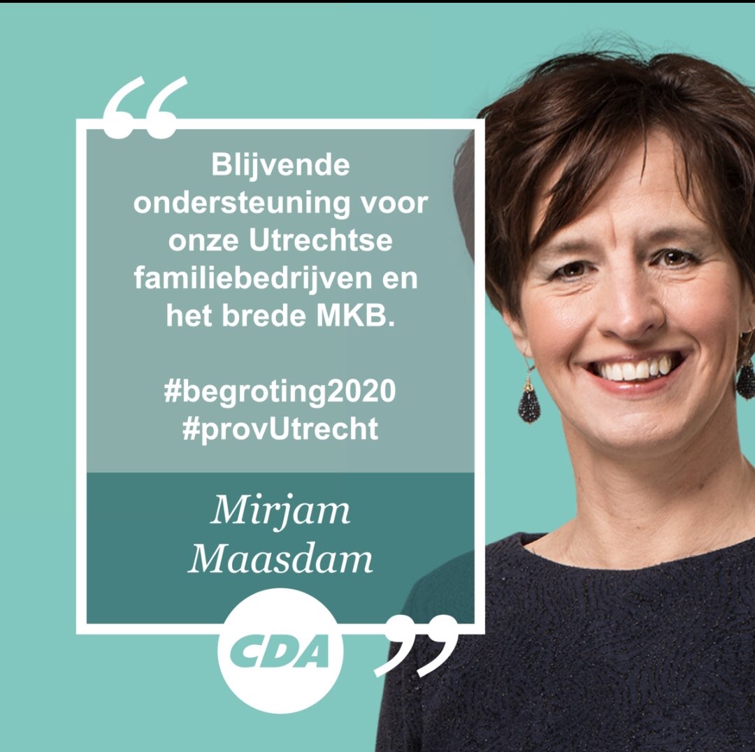Vorig jaar diende het CDA een initiatiefvoorstel in voor de ondersteuning van #familiebedrijven bij de bedrijfsoverdracht. Deze pilot is een succes en krijgt een vervolg in samenwerking met de Hogeschool Utrecht en de <a href="/KVK_NL/">Kamer van Koophandel</a> #MKB #NuBouwenAanUtrecht