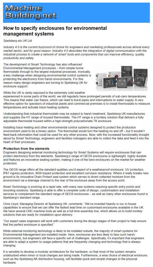SpelsbergUk's tweet photo. Spelsberg as featured in the industry press. #MachineBuildingNet @pbsimag #ProcessandControlToday @ElectricalTimes https://t.co/L7GQvoaFnI
#electricalenclosures #electricalengineering #electricians #electricalwholesalers #bespokeenclosuresolutions #electricalinstallation https://t.co/xnIXtNvKvT