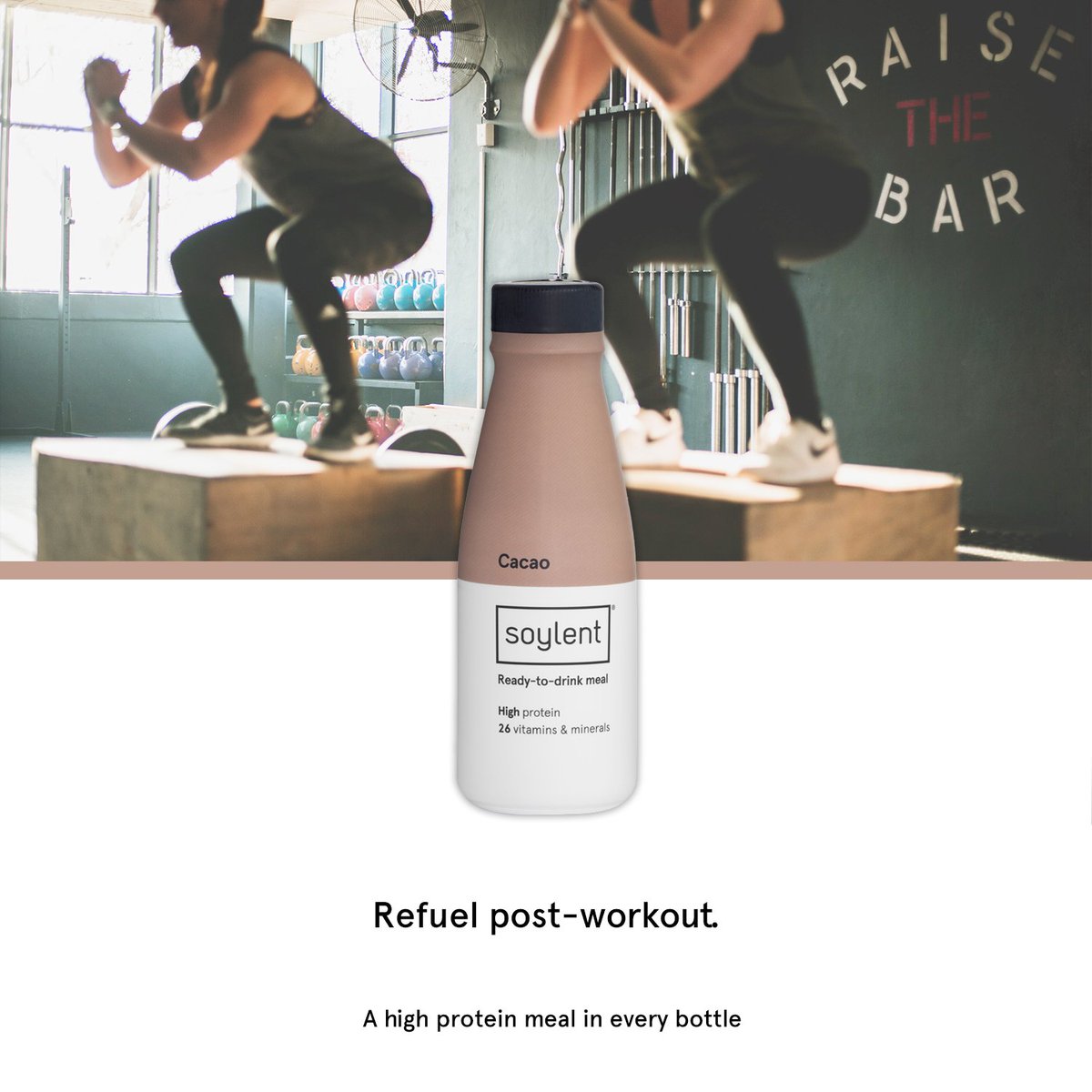 soylentuk's tweet photo. With 20 grams of plant-based protein and 26 vitamins and minerals, Soylent is the perfect on-the-go meal wherever you are. Available on Amazon now via the link in our bio! https://t.co/szsA6BSqYo