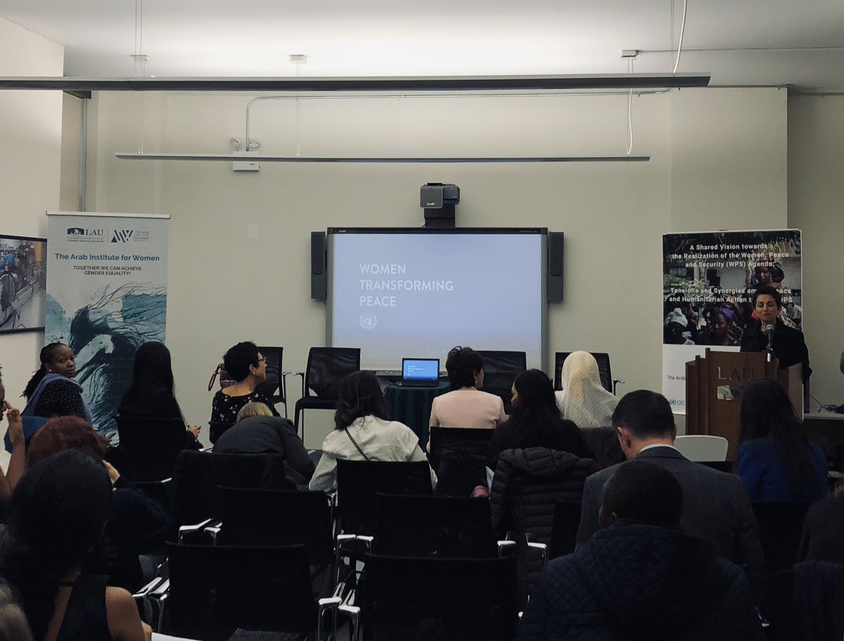 Thank you <a href="/nusf_s/">nusf- The Arab Institute for Women’s Empowerment</a> for organizing this event to discuss a shared vision towards the realization of the Women, Peace and Security (WPS) Agenda #gender #women #HumanitarianCrisis #wps