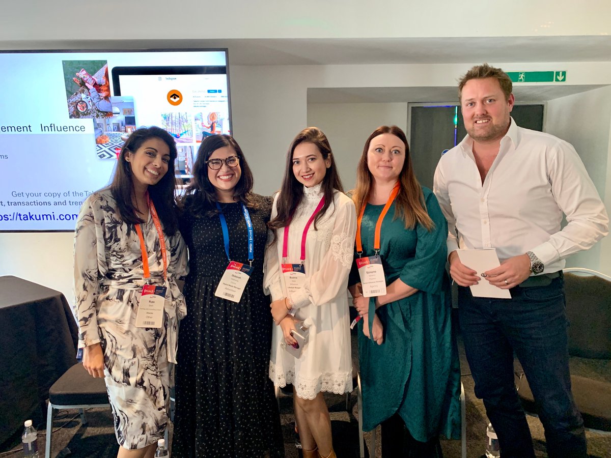 TakumiHQ's tweet photo. #TB to a great workshop session at the @influencershow with a strong panel sharing diverse views on trust, transparency, control and legislation. Thank you to all of our lovely speakers! #IMS19 #InfluencerMarketing https://t.co/EUGR8CdP10