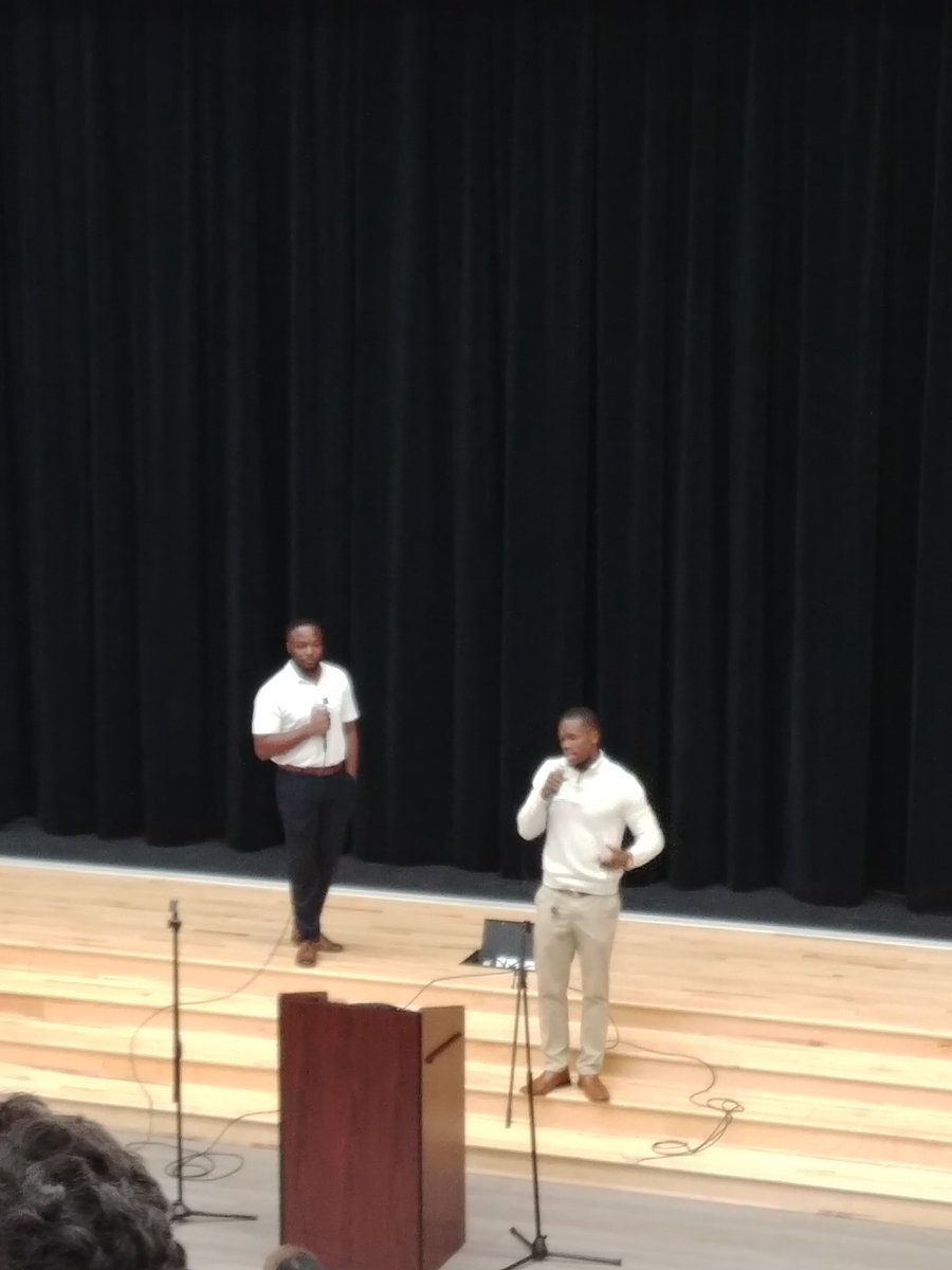 jalexander_EdD's tweet photo. #TSUTIGER ambassadors are in the house @RobersonSpring speaking to our 8th grade scholars about the importance of attending college. Thank you @TexasSouthern for visiting our campus and making a lasting impression! @LouisMillerMEd @DrSamsonMoreno @horace_katrina @TraWalker3 https://t.co/vw88IfSYdO