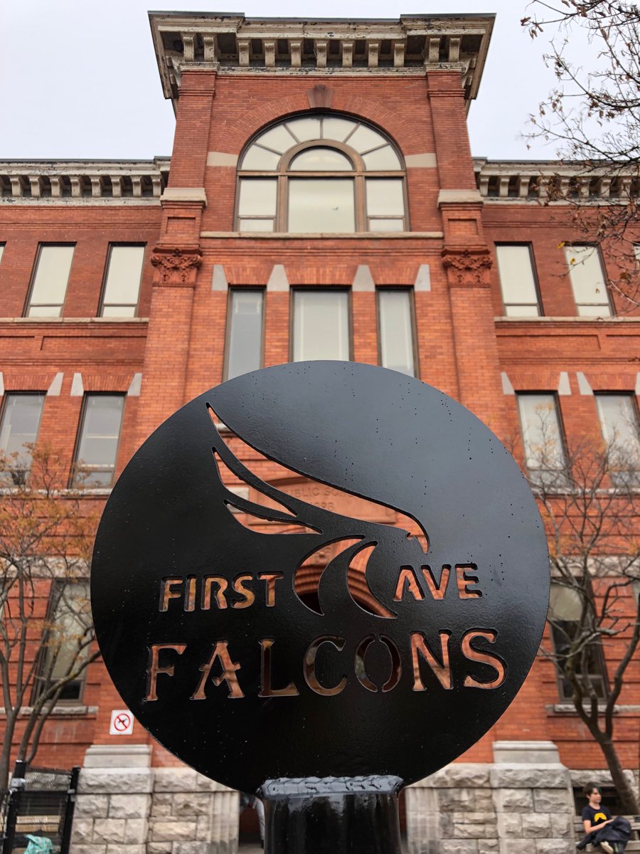 FirstAvePS's tweet photo. A huge thank you to Mike at Milligan Ironworks for this awesome addition to our school!  You have probably seen Mike's other work around the Glebe. https://t.co/bMwjZzG0dA