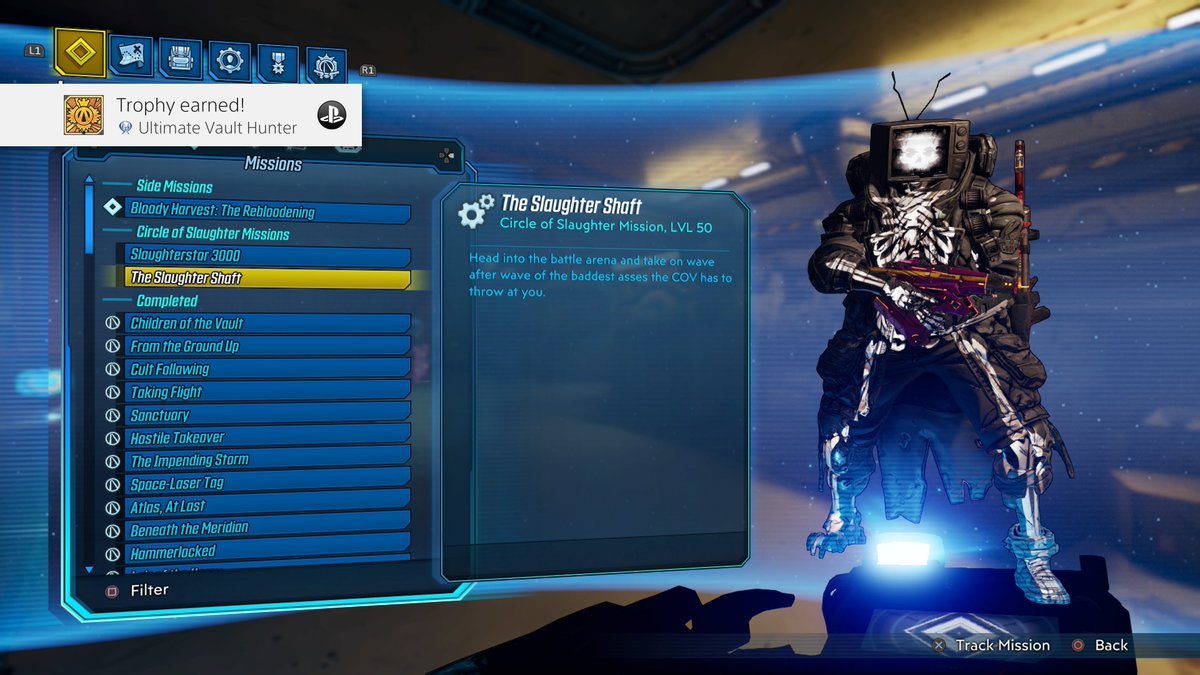 MathematicTTV's tweet image. Borderlands® 3
Ultimate Vault Hunter (Platinum)
Unlock all Borderlands® 3 Trophies. #PS4share