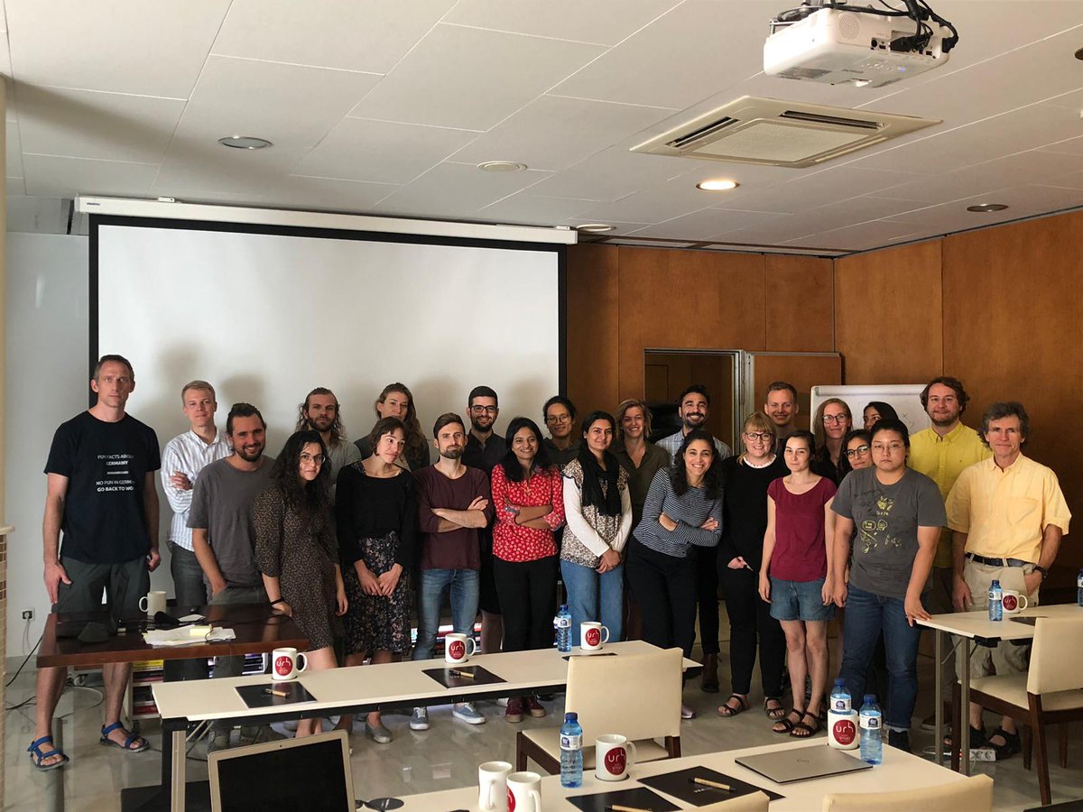 ESITProject's tweet photo. It has been a whole-round pleasure!😁The second/advanced part of our @ESITProject R-Workshop has sadly ended today, how time flew! But we hope all @ESITProject @TIN_ACT, individual PhD and post-doc participants have become confident users of R!📊 Awaiting the next training!🇪🇺😊 https://t.co/SntlOT0Cij