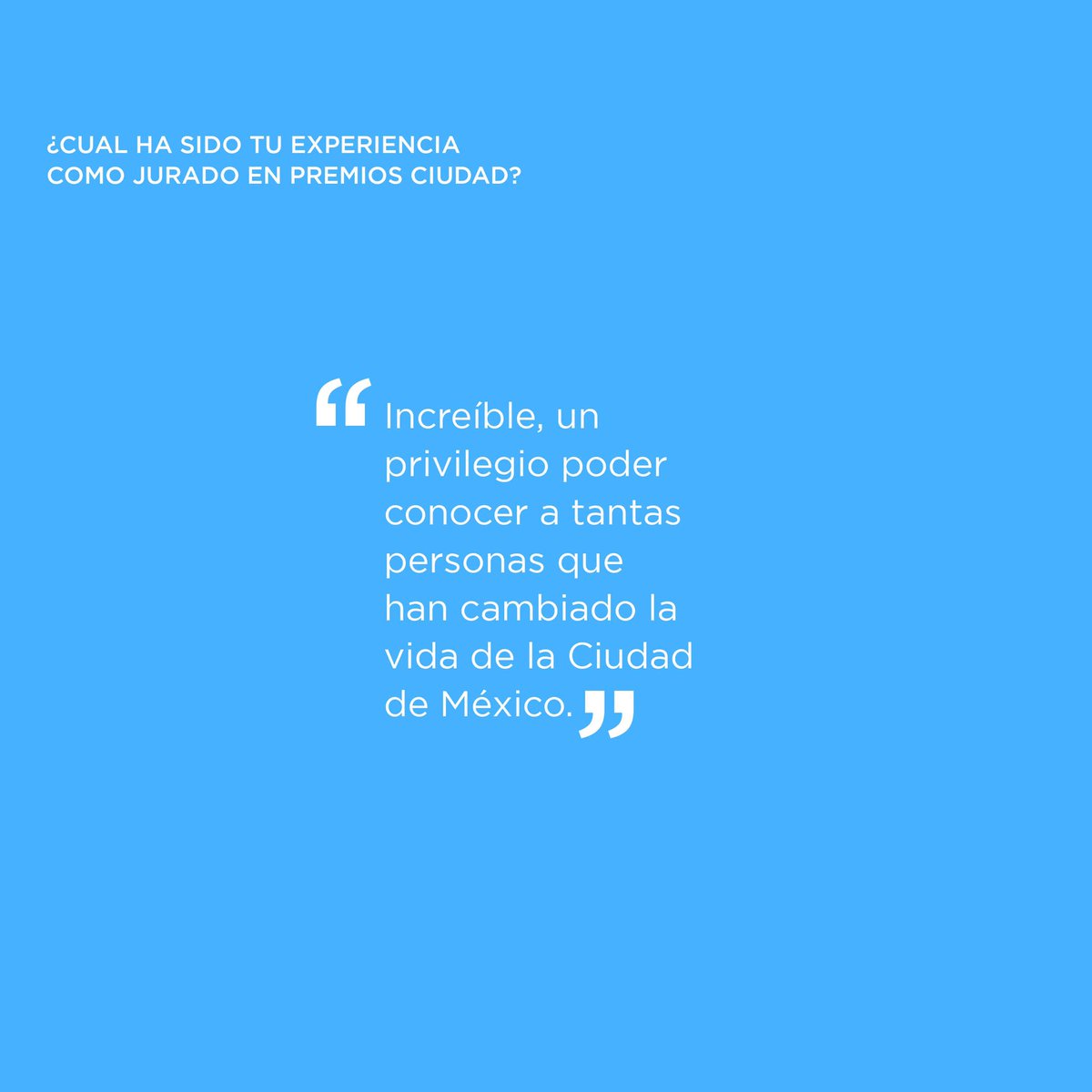 Te presentamos al jurado oficial de #PremiosCiudad. #VaPorLaCiudad / <a href="/elenafortes/">Elena Fortes</a>