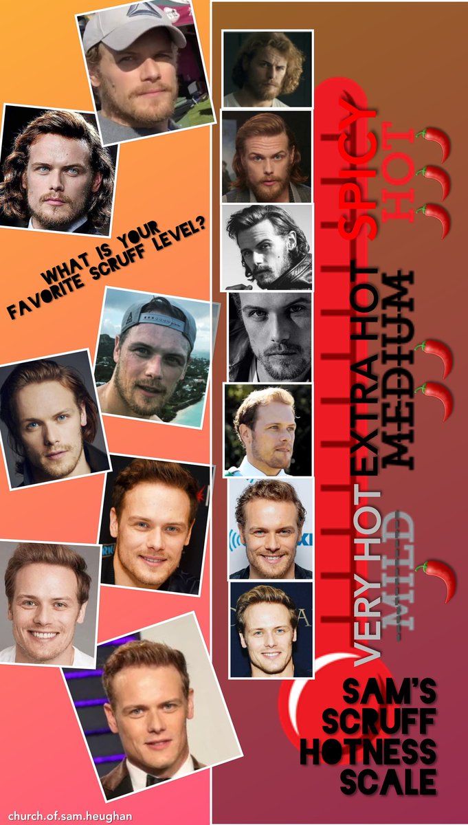 MyOwnHeartsWord's tweet photo. Sometimes you get an idea in your head and you have to see it through.....
Q: What is your favorite Sam Scruff Level??
🌶 Very Hot 
🌶🌶 Extra Hot 
🌶🌶🌶 Spicy Hot 
#SamHeughan 
#ScruffScale
#HotnessScale 
#veryhot
#extrahot
#spicyhot https://t.co/MNXus3mVRw