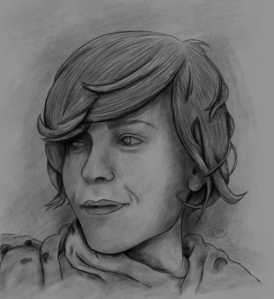 AVNesztler's tweet photo. Petit portrait depuis une photo. Model : kitegirldani
Réalisé avec @Krita_Painting
#krita #artontwitter #drawingpencil #art #painting #digitalart #DigitalArtist #drawing #draw #sketch #pencil #portrait #facefeatures #portraitart #portraitdrawing #sketchaday #illustration https://t.co/KLHHTtlCjF