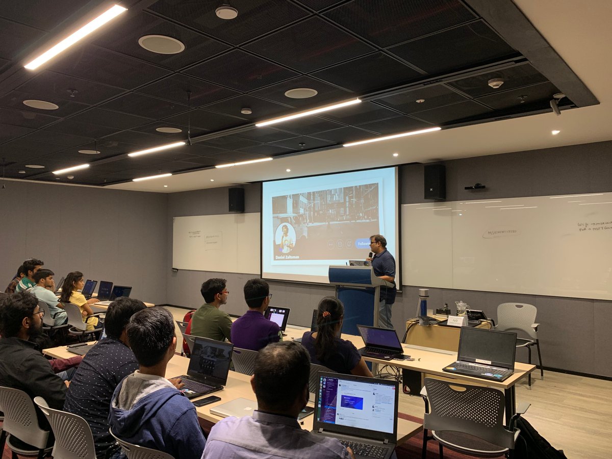 CafeOpensource's tweet photo. @vivek_sridhar from @MicrosoftIndia talking about #Hacktoberfest &amp; the importance of #OpenSource in #Hacktoberfest Meetup. @hacktoberfest @msdevindia #OpenSourceOctober https://t.co/cZaZ9ttKls