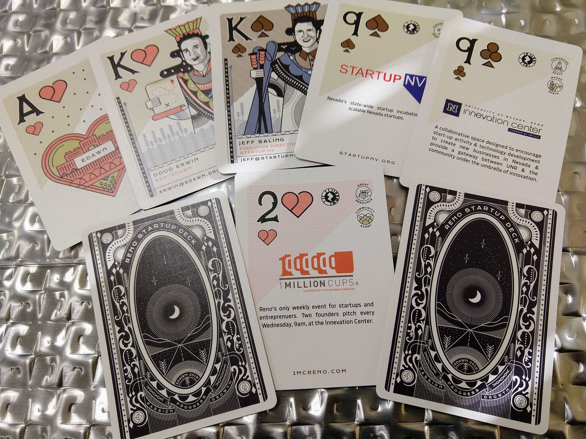 The new Reno Startup Deck from <a href="/EDAWNReno/">EDAWN</a> is here! Get yours at #1MCReno.