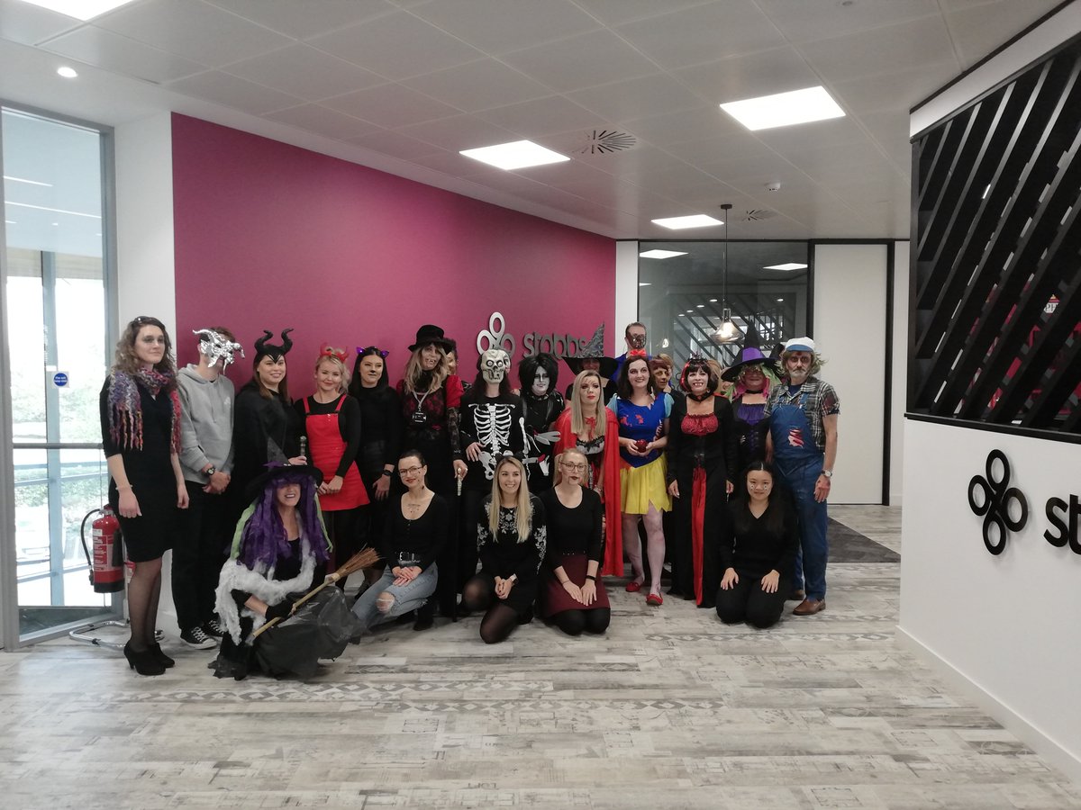 stobbsip's tweet photo. Today is #Halloween for us at #Stobbs (we know we are a day early, but we are super keen) and we have gone all out. Frightening fancy dress, peculiar #pumpkins, petrifying pool tournaments and batty #bakes! It’s fair to say that we are having a #spooktacular day https://t.co/bmvUCCYutS