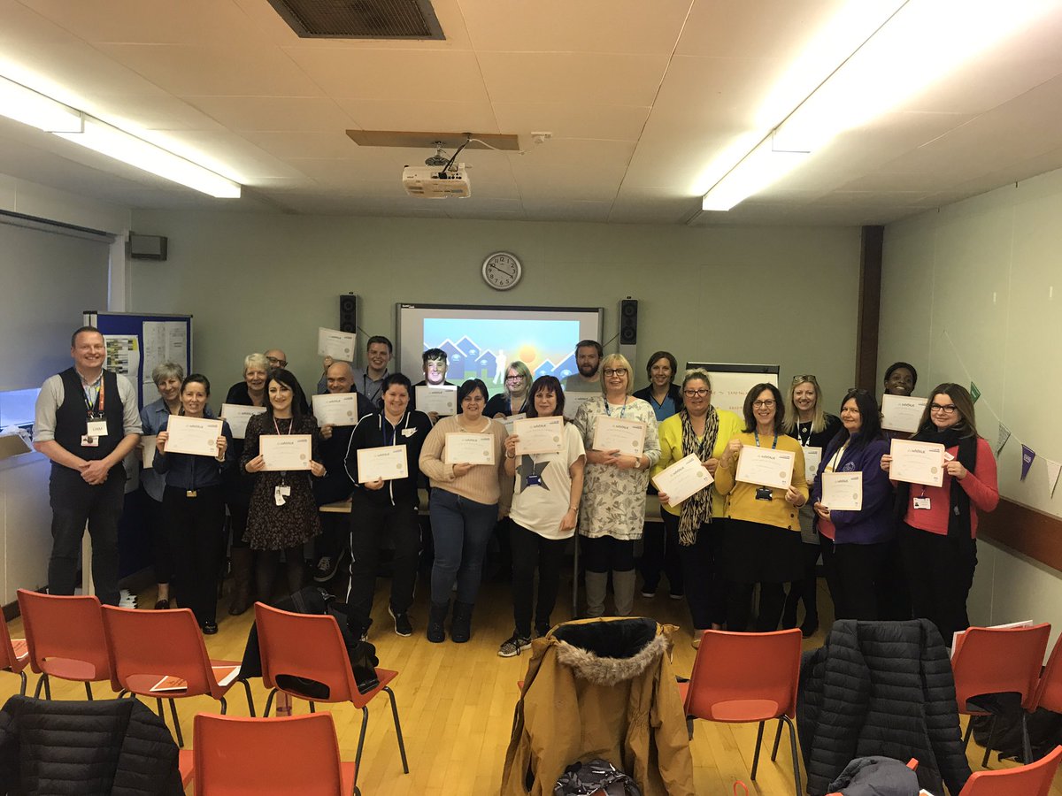 liamyule83's tweet photo. Another group of @Living_Works safeTALK trained #SuicidePrevention caregivers. This time @BanffAcademyBXA by @SAMHtweets and including staff from @NHSGrampian &amp; @Aberdeenshire https://t.co/4P01uSzago