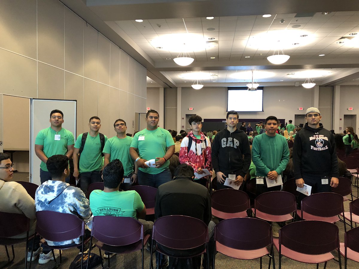 Here we go ! ! <a href="/Socorro_HS/">Ignacio Estorga</a> Bulldog #autotech at skillsUSA district 1 leadership conference ! #TeamSISD #shsbulldogstrong #sisd_cte #ganas #collegeandcareerready #cte #sisdcte #autotechtraining