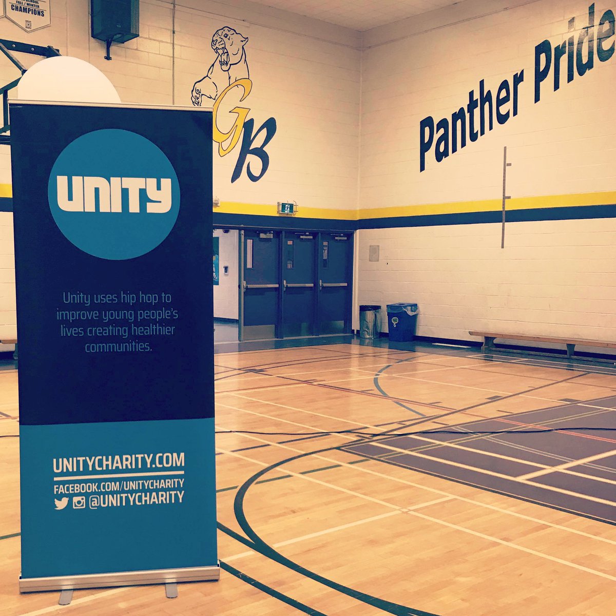 GordonBellHigh's tweet photo. Toronto’s Unity Day Tour is at GB to show students how hip hop can improve young people’s lives by creating healthier communities!
#unitycharity #gordonbell #winnipegsd https://t.co/u3P26hW6S9