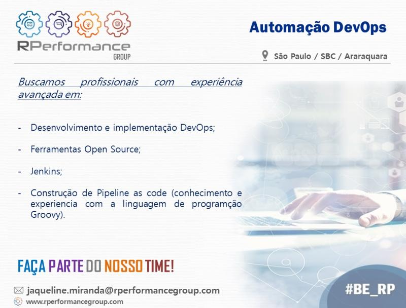 ortensi's tweet photo. Oportunidade de trabalho com Desenvolvimento e Implementação de Automação DevOps com Jenkins e Groovy no RPerformance Group #BE_RP
https://t.co/VOHxKWFhPo https://t.co/ZQuMjJuBvo