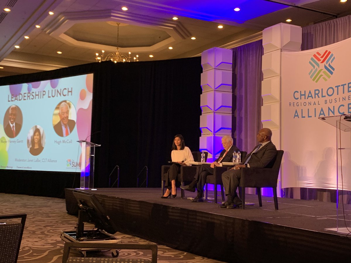 carolinedudley's tweet photo. Can’t wait to hear from Hugh McColl and Mayor Harvey Gantt at the 2019 Alliance Summit to learn how they shaped our region and their vision ahead for us. @clt_alliance @BankofAmerica @Accenture #cltsummits https://t.co/wz3mgnDjUi