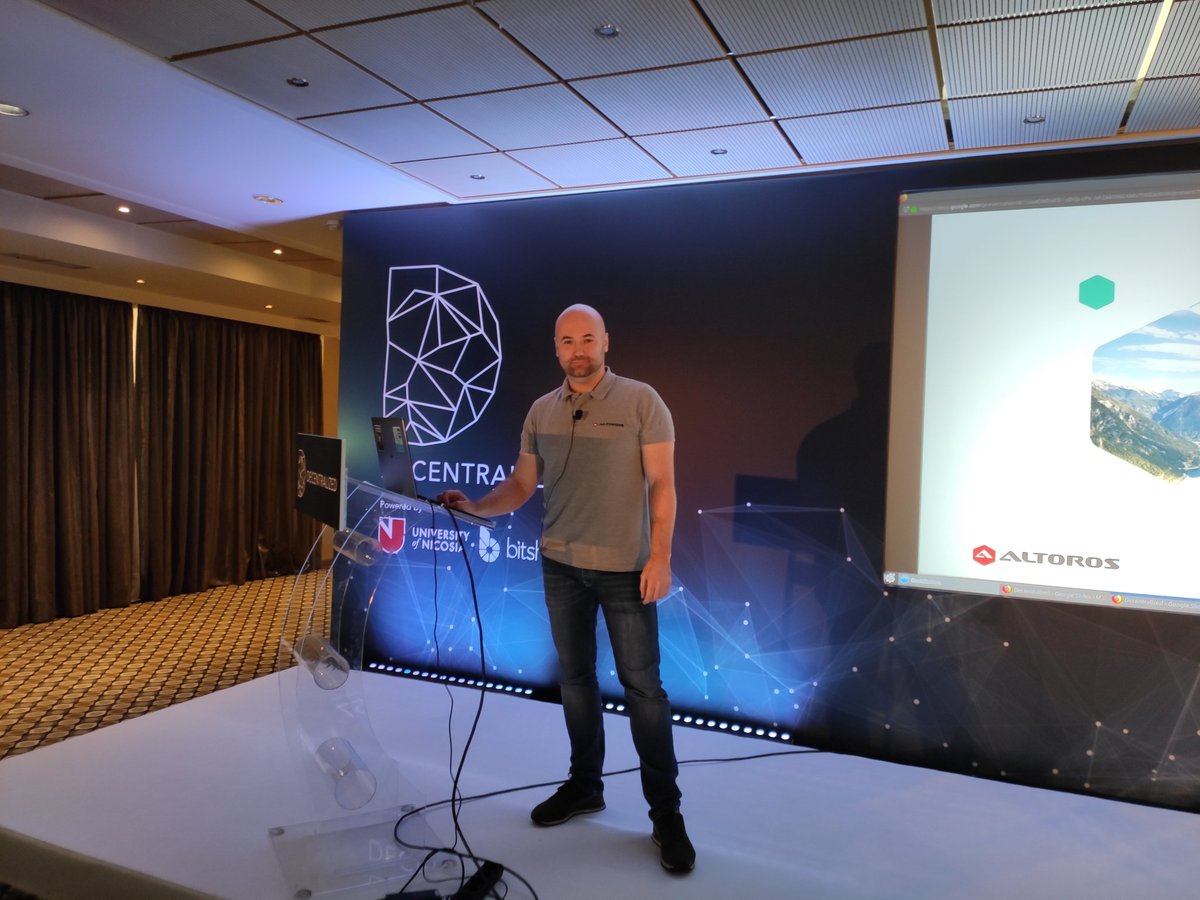 avk_ai's tweet photo. #Decentralized19 #altoros 3 hours long Hyperledger Fabric workshop successfully delivered! https://t.co/j1hQ0jqaz3