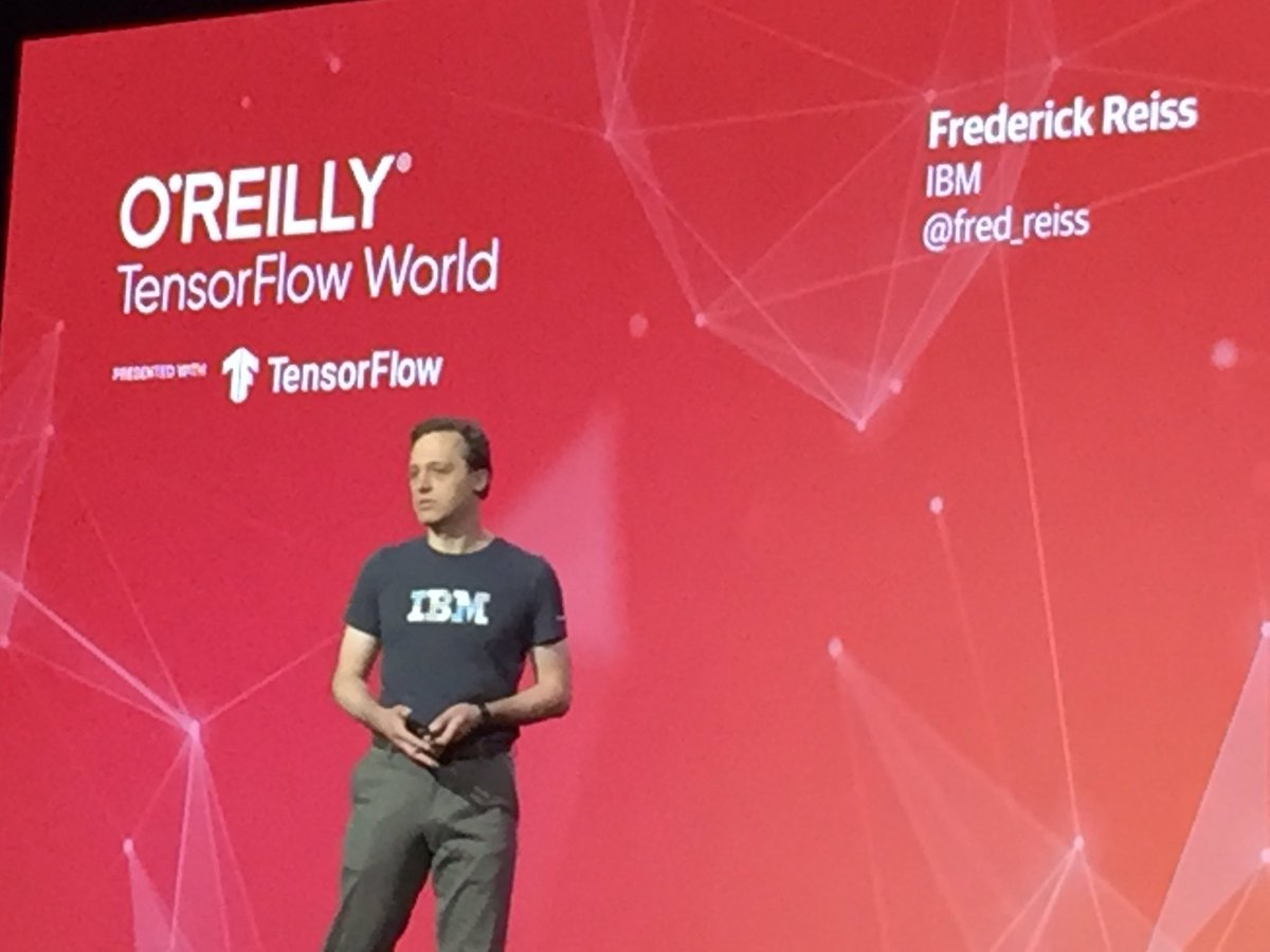 ibmjedi's tweet photo. Cool keynote by @fred_reiss at #TFWorld this morning... many more presentations from many IBM colleagues to come ... https://t.co/OEP6rUP2PC
