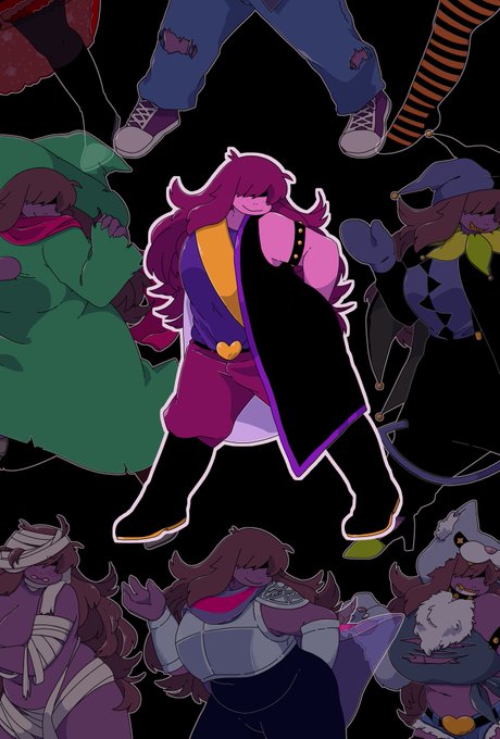 #happybirthdaydeltarune 
#DELTARUNE 

1周年おめでとう～～～!
人生狂わせてくれたスージィちゃんに圧倒的感謝!! 