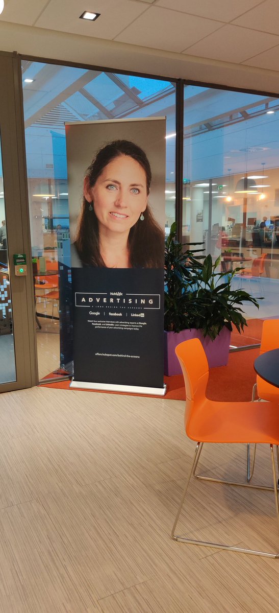 TrionaBump's tweet photo. Great to have a friendly face greeting me the moment I walk out of our lifts in work! @meghkeaney you are all over #DubSpot ! 🙌🧡 https://t.co/4qvEbzCoOV