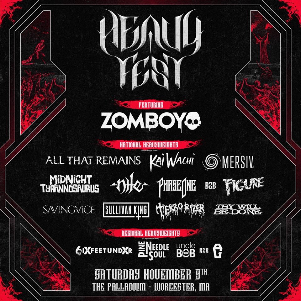 DJKnowledge's tweet image. Here comes Zomboy with his hard hitting bangers and unstoppable energy🧟‍♂️ #HeavyFest

NEXT WEEK, he’ll be tearing up Heavy Fest in Worcester, MA (11/9) lineup also featuring Mersiv, Midnight Tyrannosaurus , FIGURE B2B PhaseOne + MORE!

Save $23 On Tickets: hive.co/l/heavyfest2