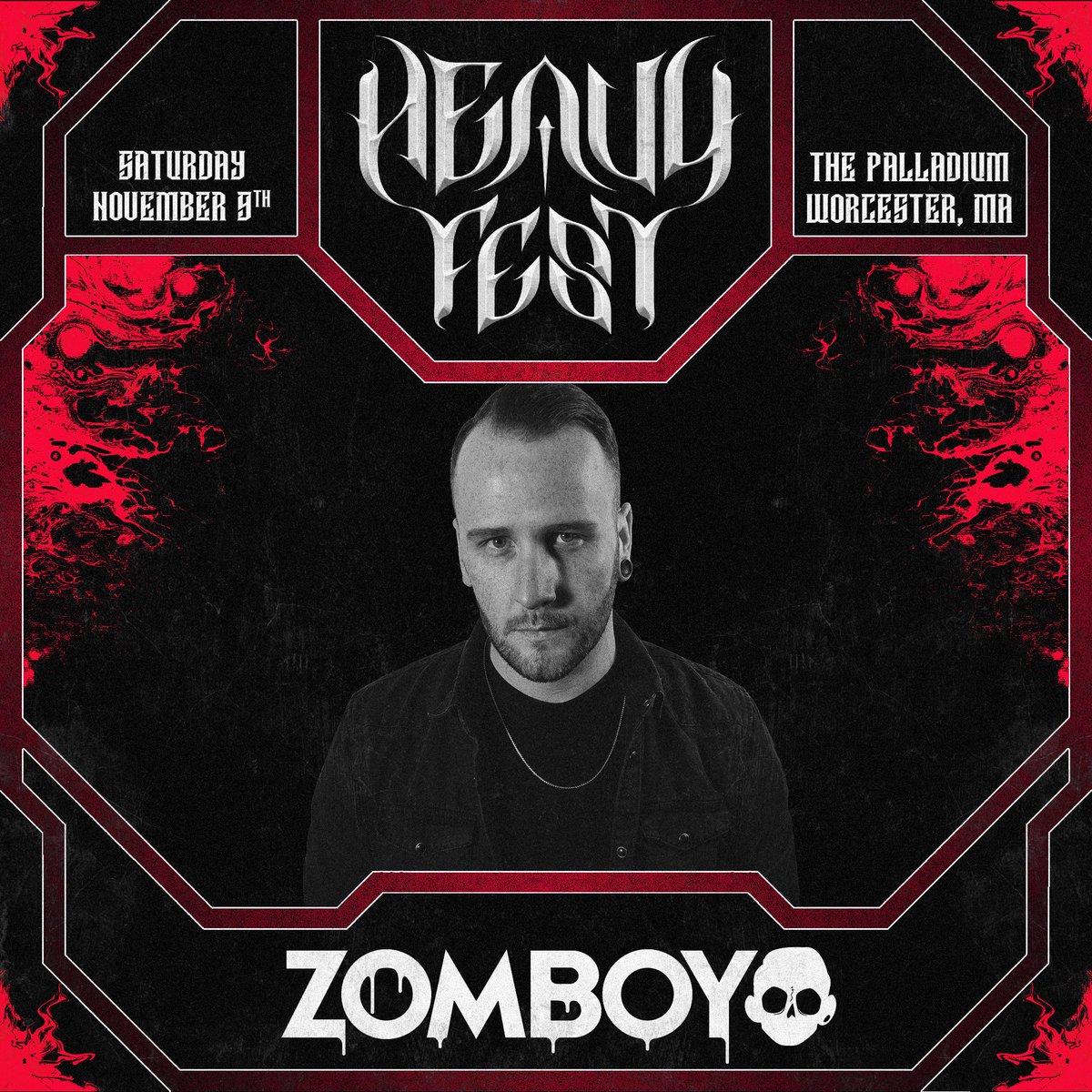 DJKnowledge's tweet image. Here comes Zomboy with his hard hitting bangers and unstoppable energy🧟‍♂️ #HeavyFest

NEXT WEEK, he’ll be tearing up Heavy Fest in Worcester, MA (11/9) lineup also featuring Mersiv, Midnight Tyrannosaurus , FIGURE B2B PhaseOne + MORE!

Save $23 On Tickets: hive.co/l/heavyfest2