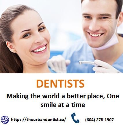 Dentists- Making the world a better place, One smile at a time. Contact to bit.ly/2ptJM9d for your #dental #treatment. You can call on: (604) 278-1907, (604)-273-9491
#teeth #dentalcare #cosmetic #implantdentist #pediatrics