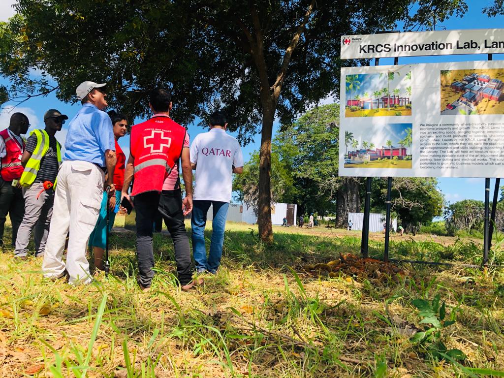 KenyaRedCross's tweet photo. Through this partnership, @QRCS and @KenyaRedCross aim to provide an opportunity to the community including the youth to network, acquire innovative skills, promote community resilience and apply best practices to alleviate human suffering. #LamuInnovationLab https://t.co/jetOvoGoQS