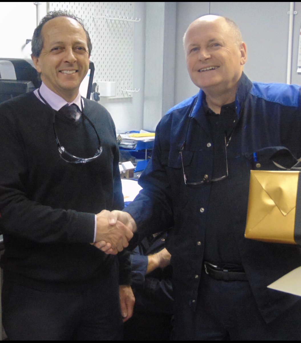 summit_engineer's tweet image. WOW! Over 50 years continuous service, when do you here of such incredible long service, wishing Peter a long and happy retirement