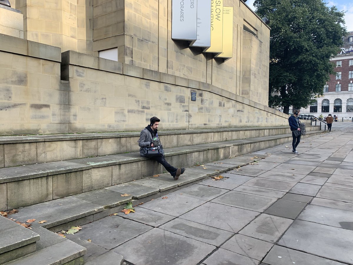 Location sound this morning. We did a city centre sound walk in perfect weather conditions. #sounddesign #productionsound #film #tv #education #HE #postgrad #leeds #womeninsound #womenintech #womeninfilm