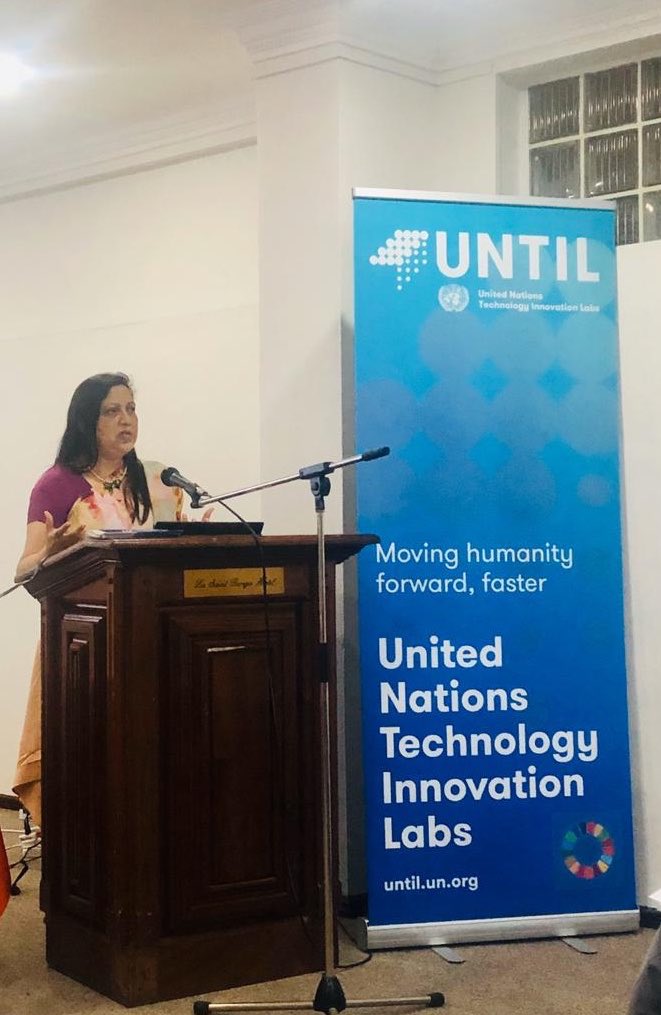 gnfr86Apzz's tweet photo. Bridging the digital gap in🇲🇺!
Granting access to cutting edge techs and data, interchanging innovative ideas to address #Biodiversity preservation!
#Aquaculture  #UAV applications
#VirtualReality #skilling and more...
This is what #UNTILMauritius is up to! #SDGs @UNTILabs @UN🇺🇳 https://t.co/bA5NMqtKD5