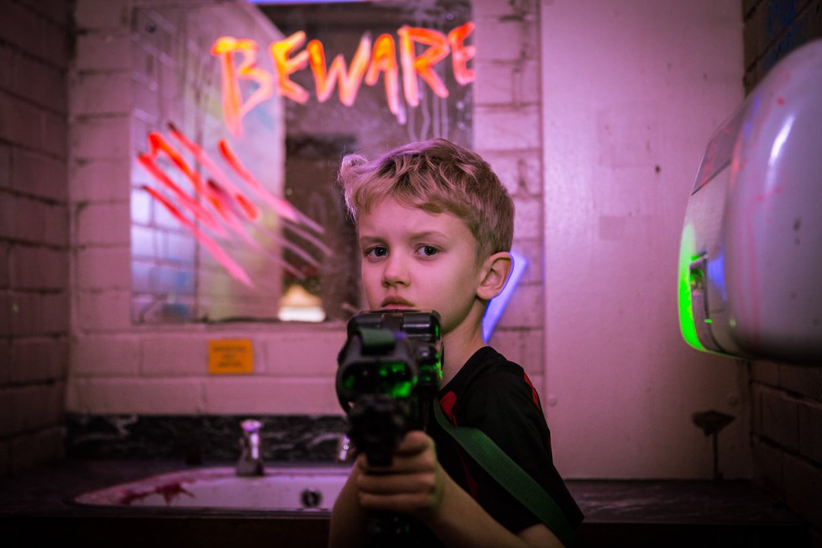 Adrenaline_H's tweet photo. Our apocalyptic style laser tag arena is the perfect place to get into the spirit of Halloween!

Defend your team and be prepared for the thrill of District A Laser Tag.

Adventure awaits, just call 01706 227016 to book your session! https://t.co/SShbAOna1T