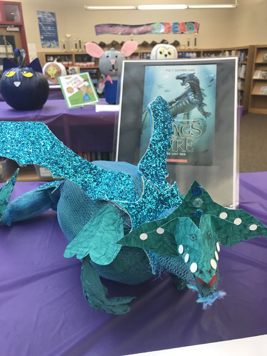 ClarksonLibrary's tweet photo. These kids never cease to amaze me.  Just a few examples from our character pumpkin contest.  Entries will still be accepted through Friday. #redhawkreaders #WeAreGCconnectED https://t.co/L9f5lff0Fl